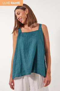 Tanks Singlets: Isle of Mine Gala Tank Teal