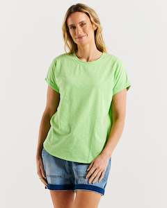 Betty Basics Hailey Tee Bright Green