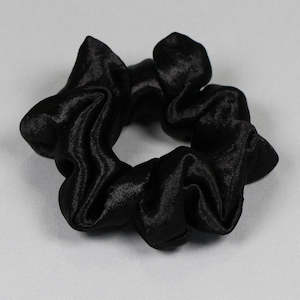 Handmade Scrunchie Midnight Black