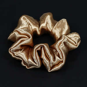 Scrunchies: Handmade Scrunchie Liquid Gold