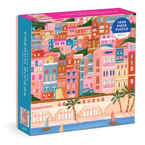 Colours Of The French Riviera 1000 Piece Puzzle in Square Box