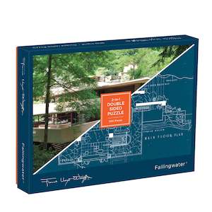 Frank Lloyd Wright Fallingwater Double-sided 500pc Puzzle