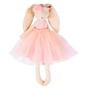 Toy: Marcella the Bunny, Organic (GOTS) Doll, Ballerina\Pink Dress