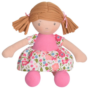 Toy: Lil'l Fran, Light Brown Hair, Pink and Floral dress