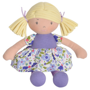 Toy: Lil'l Peggy, Blond Hair/Lilac and Pink Dress