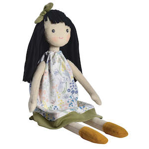 Jedda in Green & Blue Dress, Doll