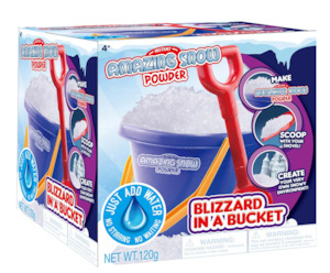 Toy: AMAZING SNOW BLIZZARD IN A BUCKET