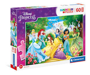 Toy: SUPER COLOUR: Maxi, 60pcs Disney Princess Puzzle