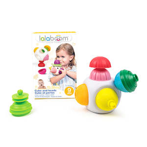 Toy: Lalaboom Mini Cube (Mini Cube & 8pc Beads)