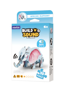 Build 'n' Sound 3D Puzzle African Elephant