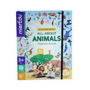 Magnetic Puzzle Play Kit-All About Animals Magnetic Puzzle (Large format)