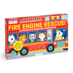 Fire Engine Rescue! Cooperative Board Game (Wooden)