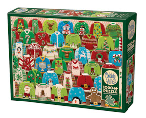 Toy: Ugly Xmas Sweaters, 1000pc puzzle, Compact