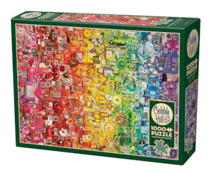 Colourful Rainbow, 1000pc Puzzle, Compact