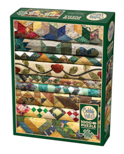 Grandma's Quilts, 1000pc Puzzle, Compact