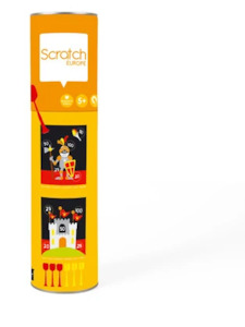 SCRATCH DARTS - SMALL KNIGHT MAGNETIC 24X30CM 2-SIDED PRINTING