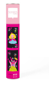 SCRATCH DARTS - PRINCESS MAGNETIC 70X36CM 2-SIDED PRINTING