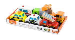 Toy: Mini Vehicles (Emergency) 6pcs