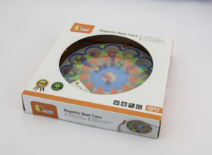 Toy: MAGNETIC BEAD COLOUT TRACE CLOCK