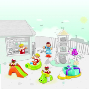 PLAYGROUND FIGURE SET  POLY BAG  10PCS