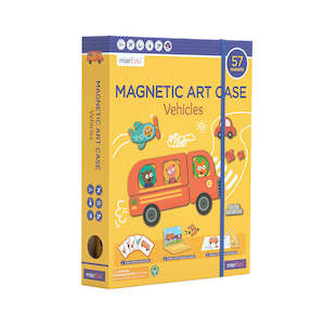 Toy: Magnetic Art Case- Vehicles