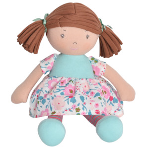 Toy: Lil'l KATY, Dark Brown Hair/Pink and Sea Green Dress