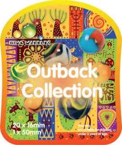 Toy: OUTBACK COLLECTION (20 + 1 50MM MARBLES)