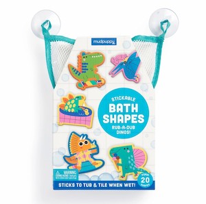 Rub-a-Dub Dinos Stickable Foam Bath Shapes