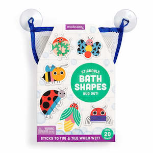 Bug Out! Stickable Foam Bath Shapes