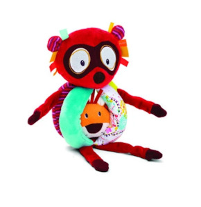 GEORGES LEMUR HAND RATTLE