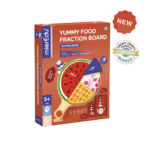 Mi Maths Brain - Yummy Food Fraction Board (Magnetic)