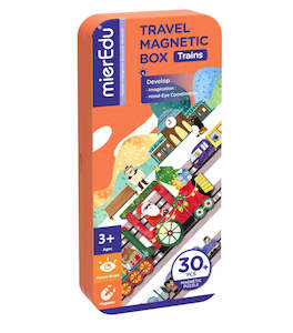 Toy: Travel Magnetic Puzzle Box - TRAINS