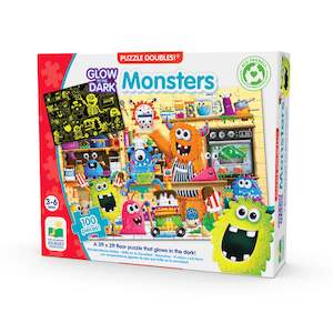 Puzzle Double Glow in the Dark Monsters