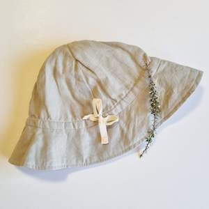 Organic Linen Sunhat - Last ones - Seagrass