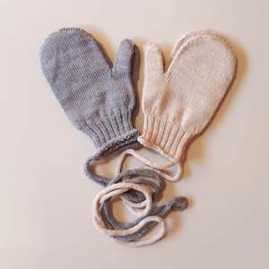 Baby wear: Merino Toddler Gloves - Last one Mocha