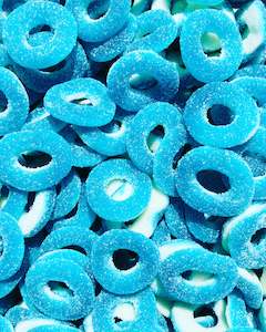 Sour Blue Raspberry Rings