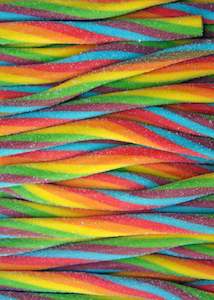 Confectionery: Sour Rainbow Blowpipes