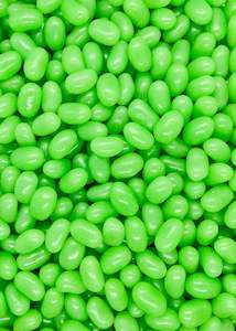 Confectionery: Green Jelly Beans