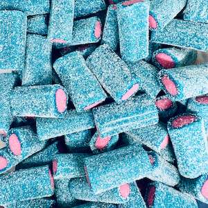 Confectionery: Sour Blue Mini Jumbo Tubes