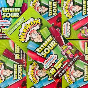 Confectionery: Warheads Extreme Sour Freezer Pops 10 Pack