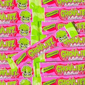 Ghouliez Sour Strawberry Chew Bar 28g