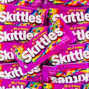 Confectionery: DATED Skittles Wild Berry  Pouch