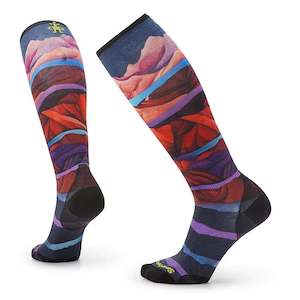 Smartwool Clearance Ski Zero Cushion Print Sock - Womens