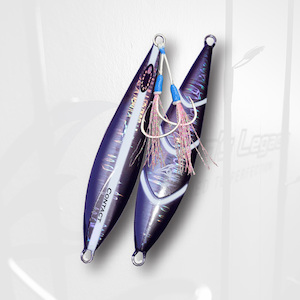 Marine accessory: Oceans Legacy Hybrid Contact Rigged Slow Pitch Jig 60g 7 Black Silver