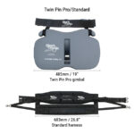 Marine accessory: Black Magic Equaliser Twin Pin Pro Gimbal and Harness Set Standard