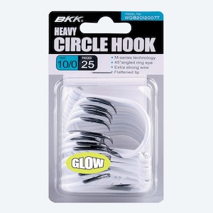 Marine accessory: BKK Glow Heavy Circle Hook 10/0 Pack of 25