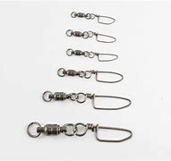 Pakula Ball Bearing Rigging Swivels with Snap170lb test size 4