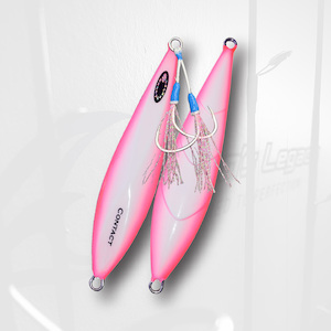 Oceans Legacy Hybrid Contact Rigged Slow Pitch Jig 40g 8 Pink Glow