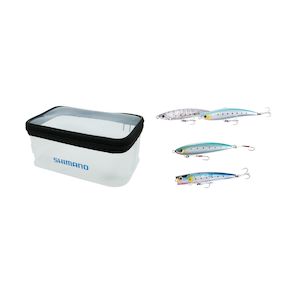 Shimano Kingfish Topwater 4 Lure Pack plus case