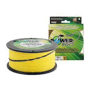 PowerPro Hi Viz Yellow Braid 50lb 650yd